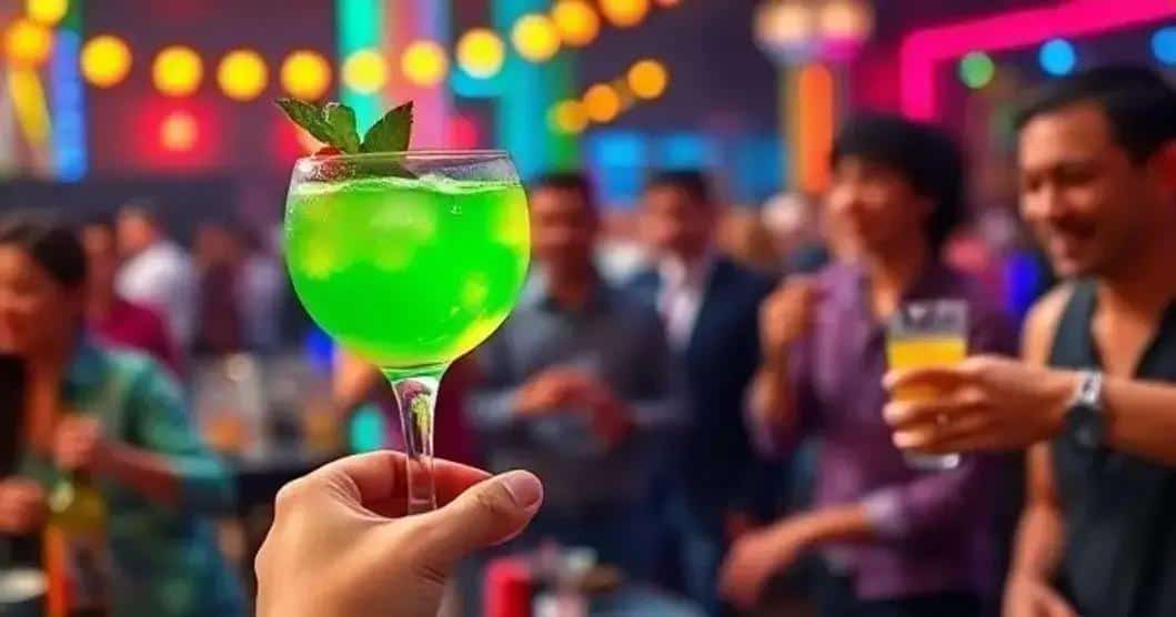 The Story Behind the Green Drink with Liqueur