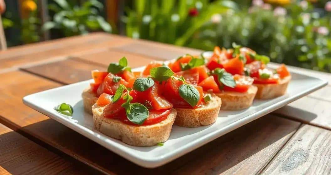 Tomato Bruschetta with Basil: A Flavorful Twist for Your Summer Appetizer