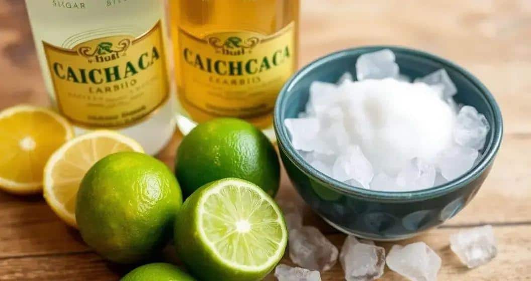 Traditional Ingredients for Making Caipirinha