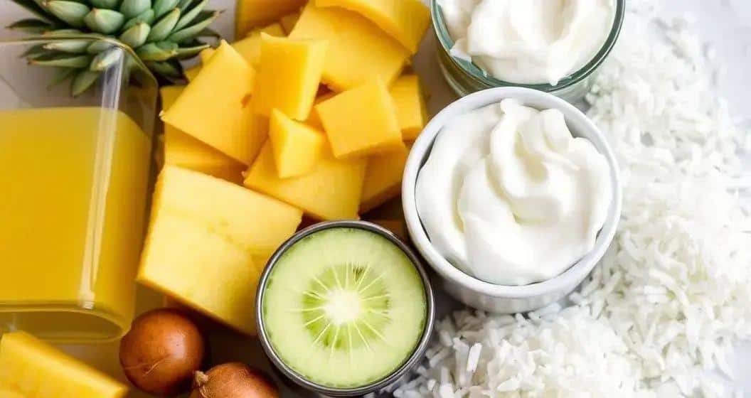 Tropical Vodka with Pineapple and Shredded Coconut Recipe Ingredients