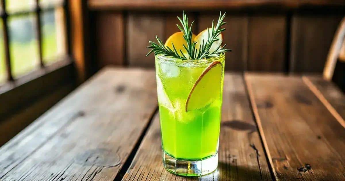 Vodka with Green Apple Liqueur and Rosemary: A Refreshing Twist on Cocktails