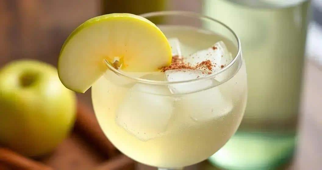 White Wine with Green Apple Soda and Cinnamon: A Refreshing Twist You Need