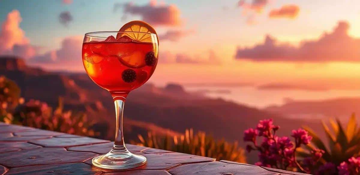 Aperol con Licor de Cassis y Limón Siciliano: ¡Un Cóctel Exquisito!