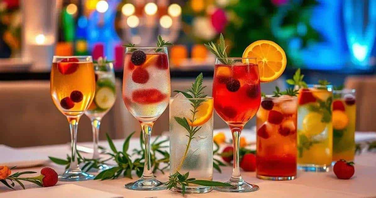 Consejos de presentación para Bebida Spritz