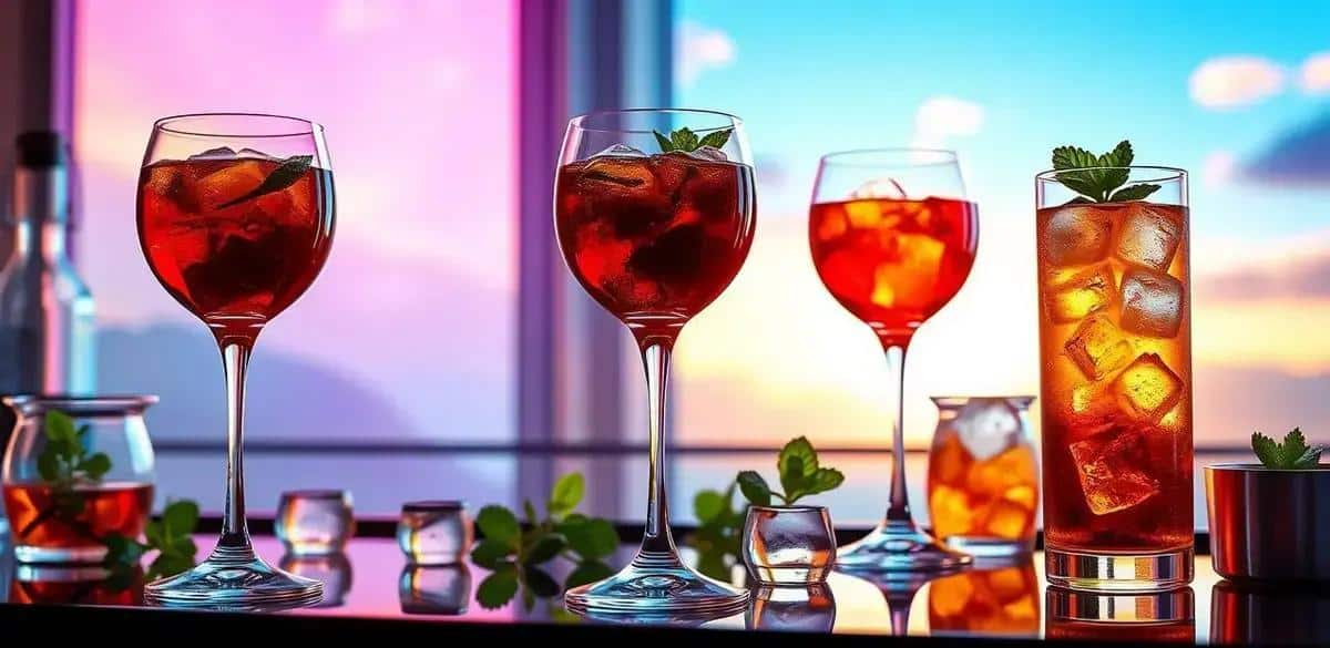 Consejos para servir el coñac con soda de cola y menta