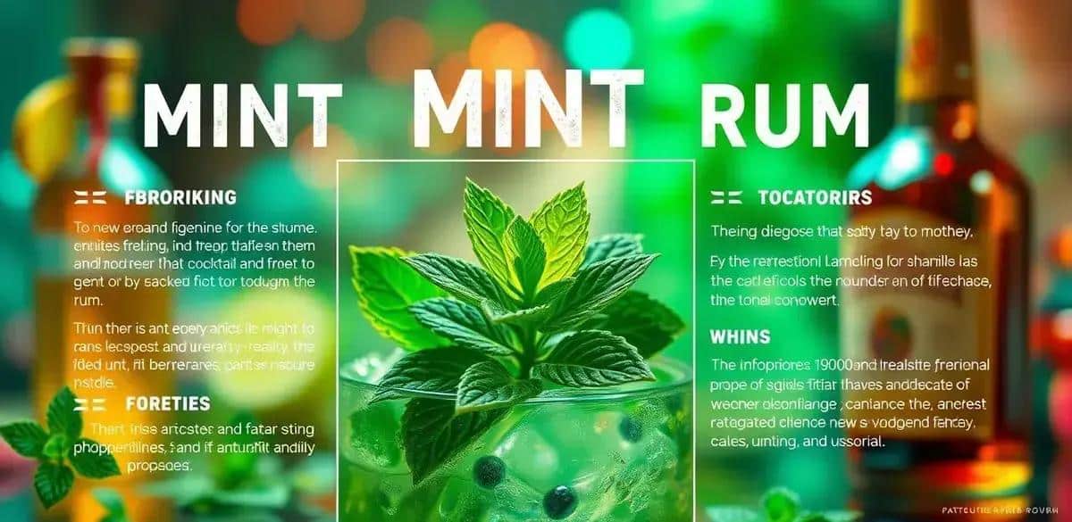 Curiosidades sobre la menta y el ron