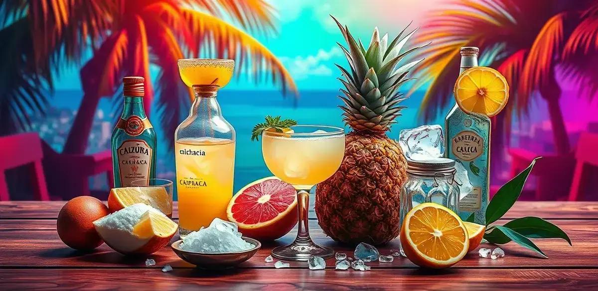 Ingredientes de la Caipiríssima de piña