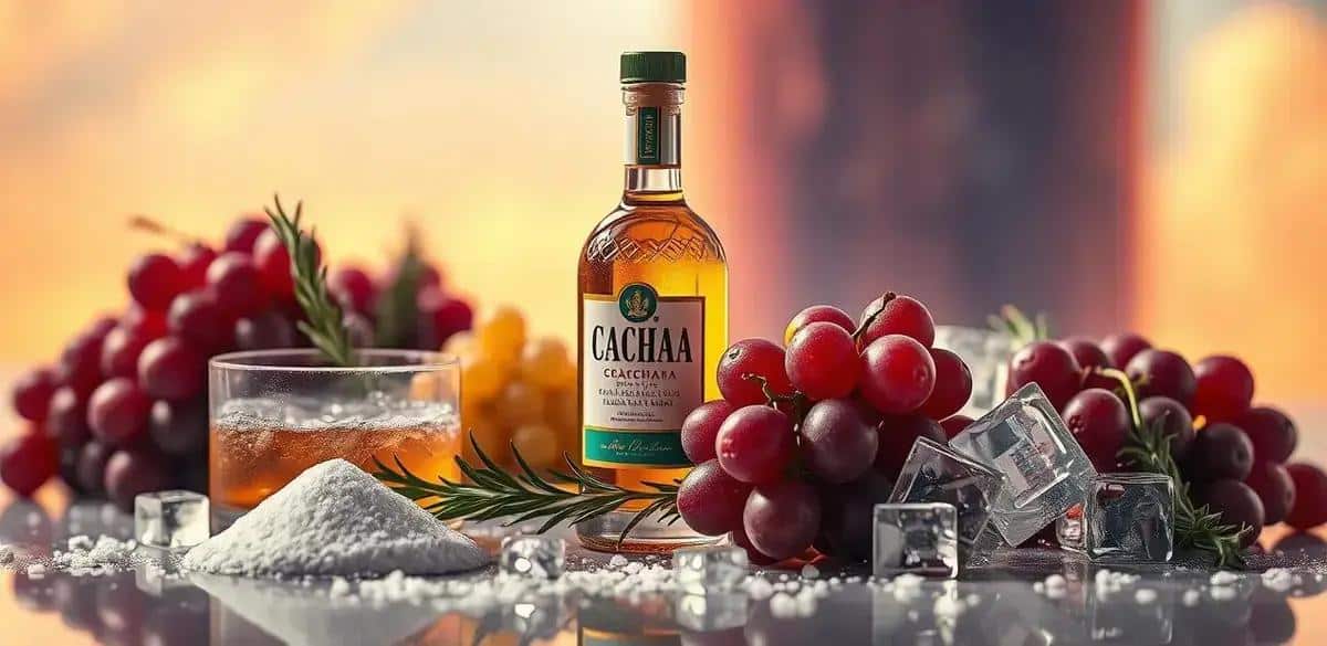 Ingredientes de la Caipiríssima de Uva con Romero