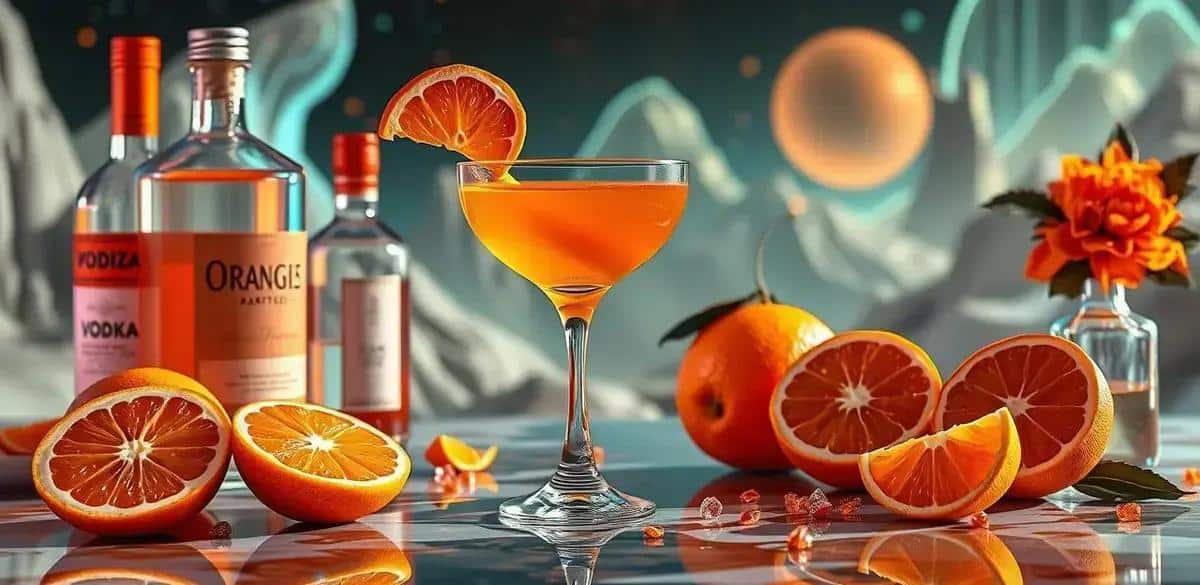 Ingredientes del Martini de Naranja