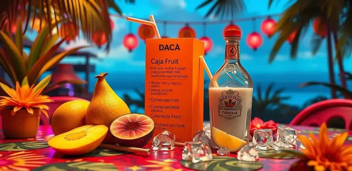 Ingredientes para la Batida de cajá
