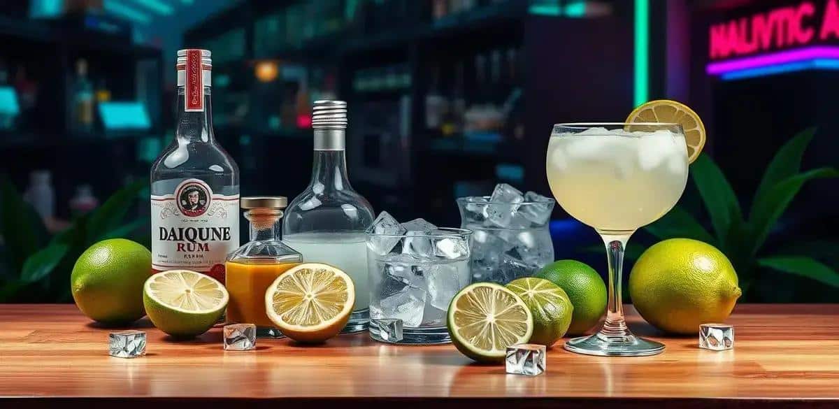 Ingredientes para la Receta de Daiquiri