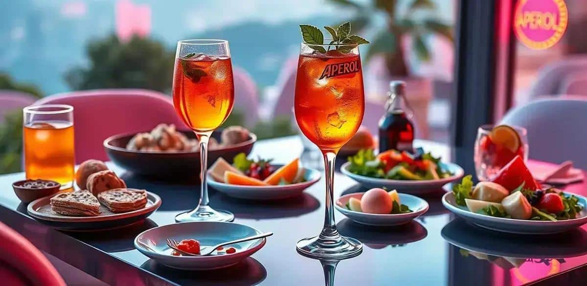 Maridaje ideal para Aperol con Soda de Mandarina y Albahaca