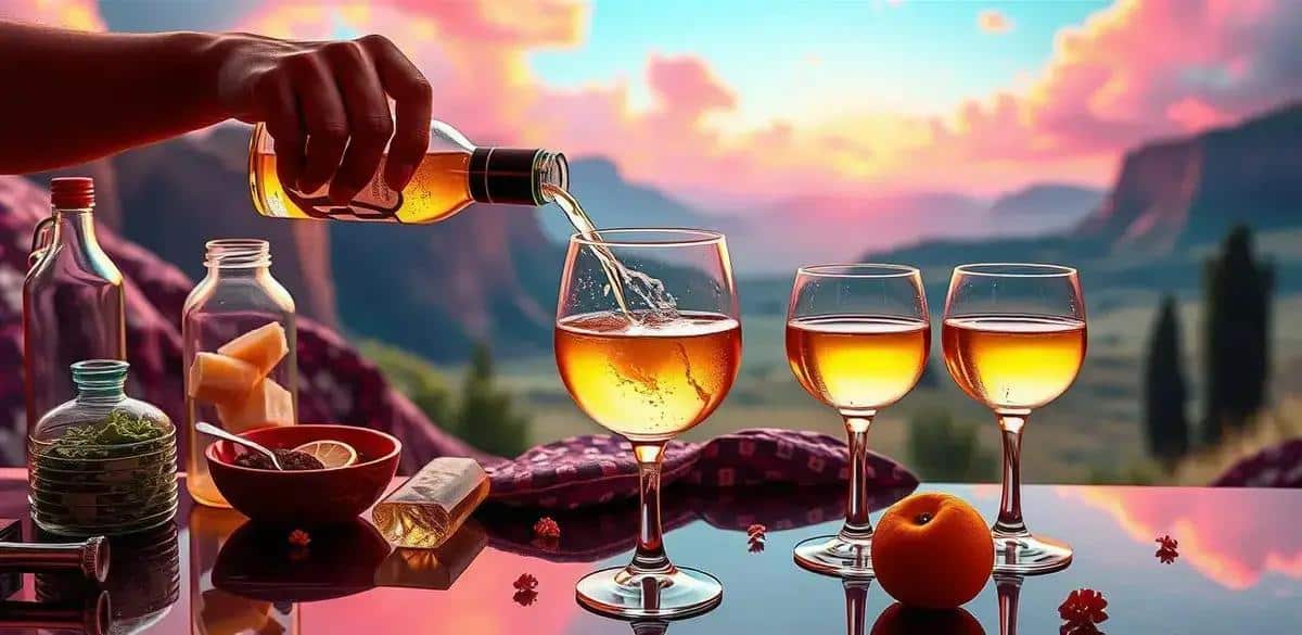 Método de preparación de bebida con vino blanco