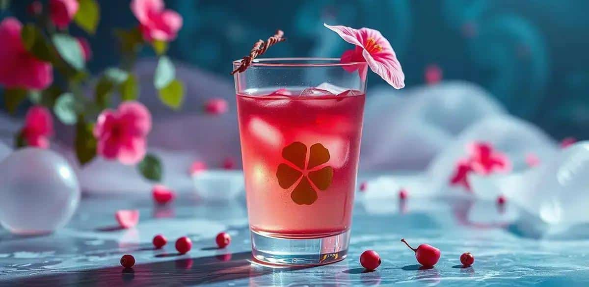 Sake con té de hibisco y pimienta rosa: la bebida que sorprende