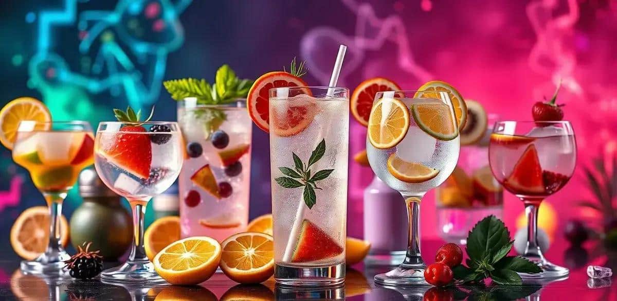 Variaciones de la receta de Gin tónica