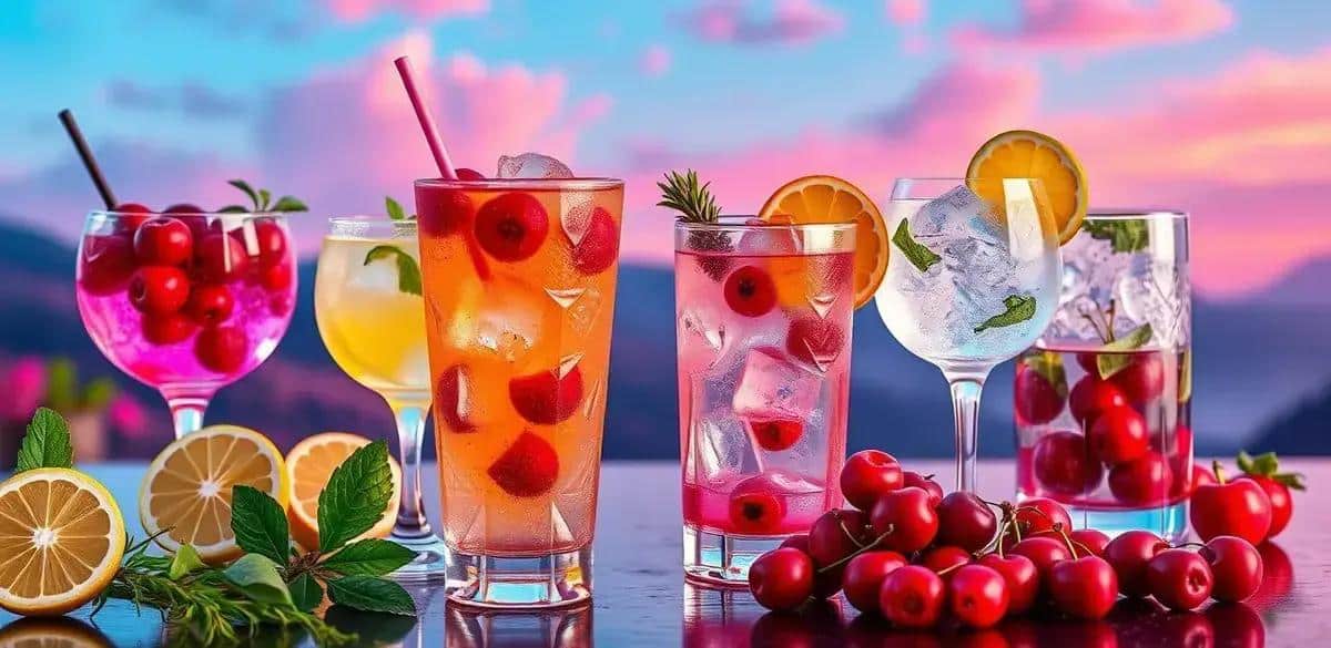 Variaciones de la Receta de Gin Tónica con Cereza