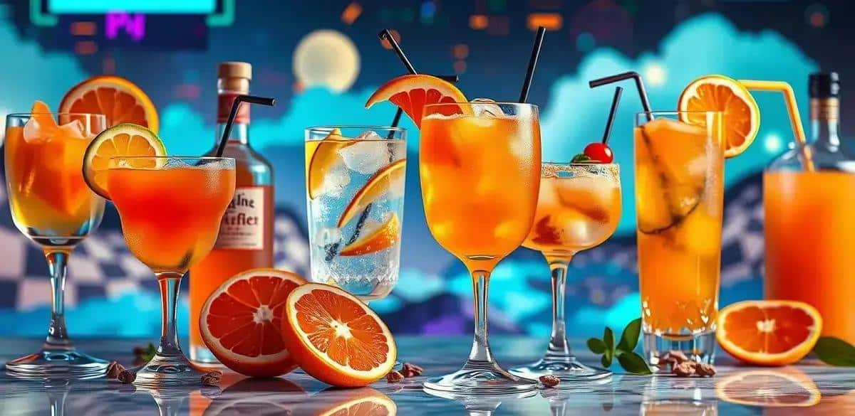 Variaciones de la receta de Ron con jugo de naranja y jengibre