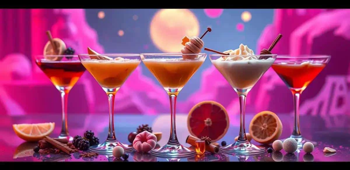Variantes del Martini con dulce de leche