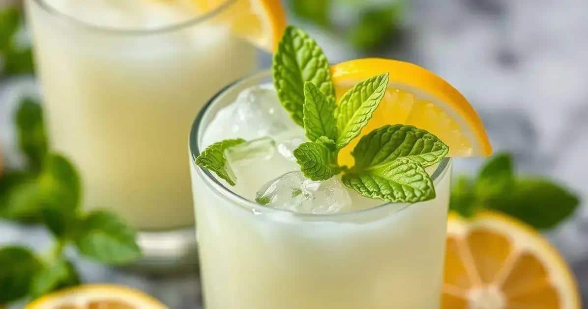 Batida de Limón con Leche Condensada: ¡La Bebida de los Dioses – Imposible Tomar Solo Una!