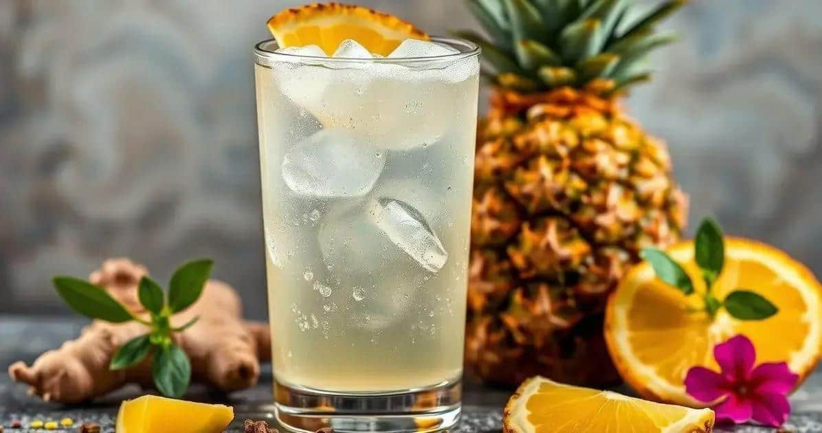Beneficios de la soda de jengibre en cocteles
