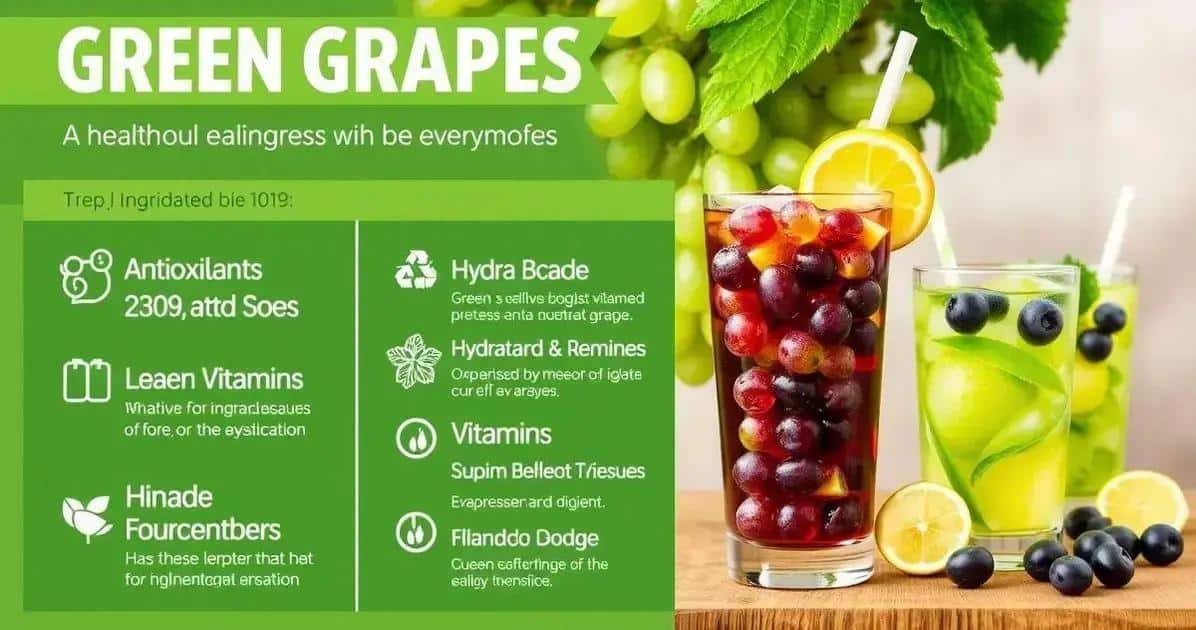 Beneficios de las Uvas Verdes en las Bebidas