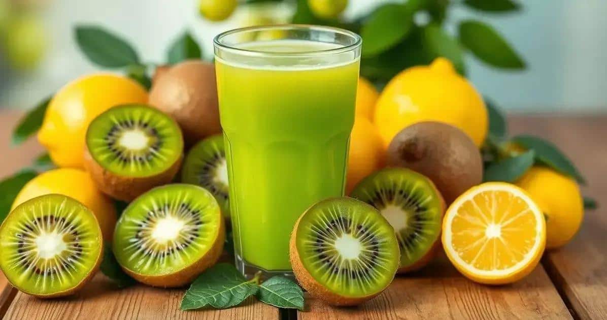 Beneficios del Jugo de kiwi y limón