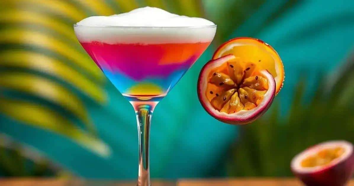 Cachaça con Maracuyá y Espuma de Coco: El Cóctel Perfecto para Sorprender
