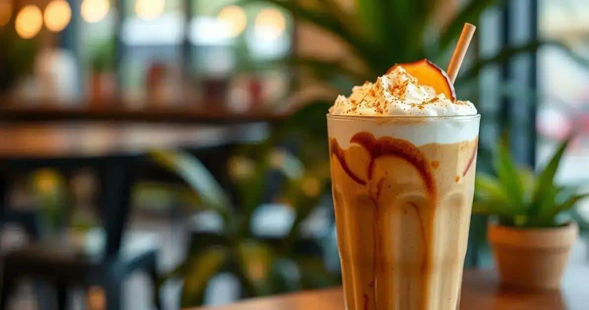 Café con espuma de maracuyá y canela: Un deleite tropical para tu taza