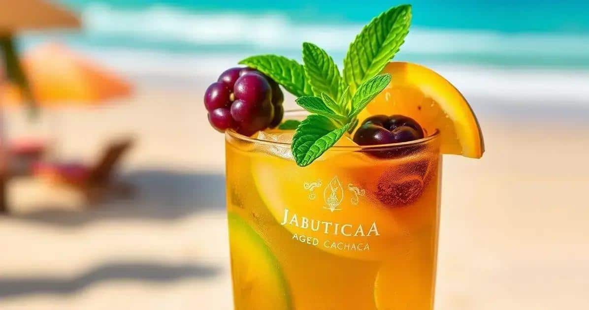 Caipirinha de Jabuticaba con Cachaça Añeja: Una Delicia Tropical que Sorprende