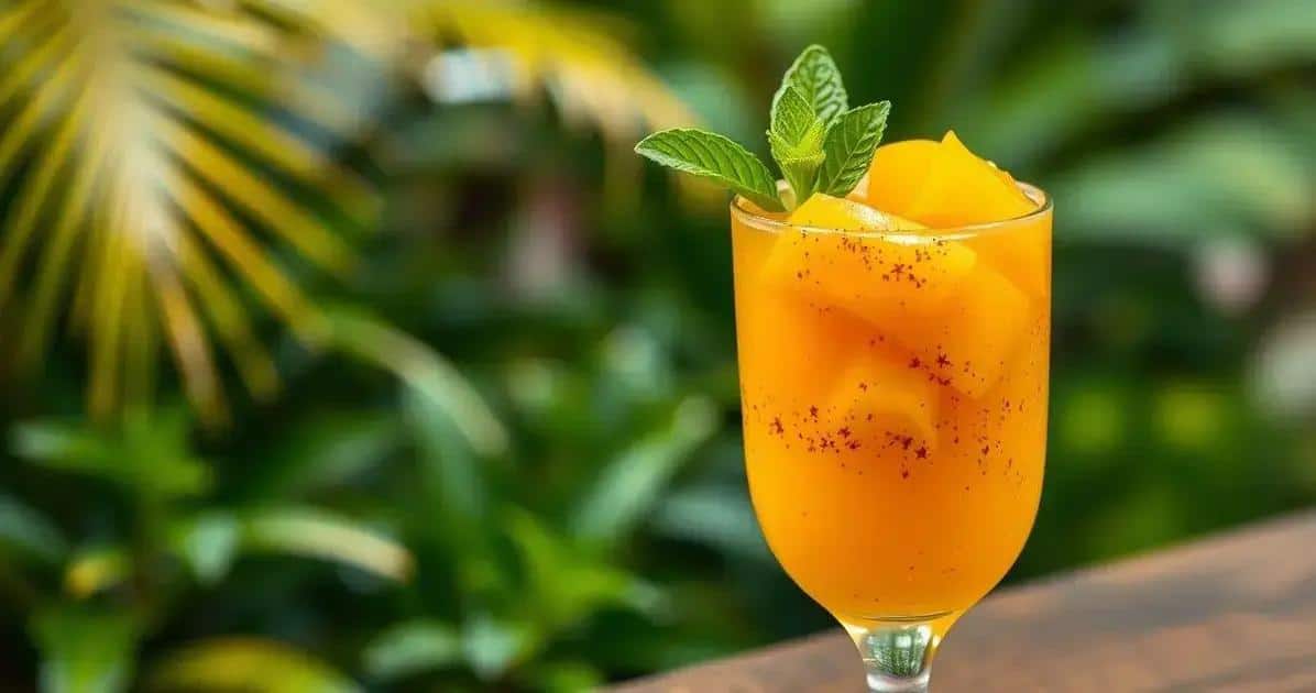 Caipirinha de Mango con Pimienta: ¡Tropical y Calentita!