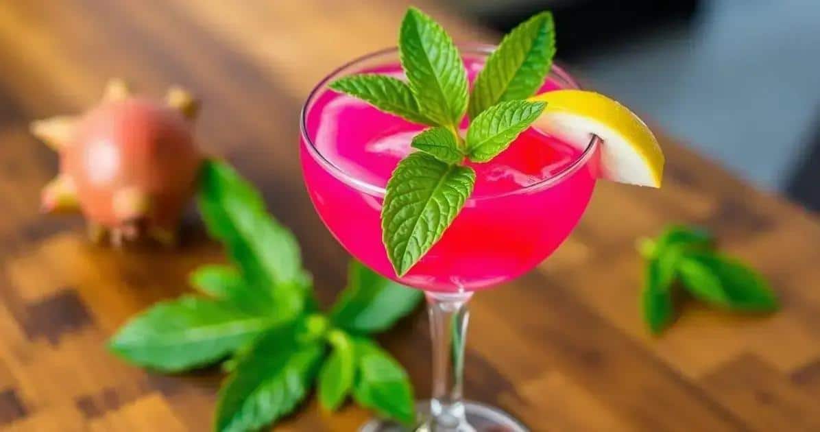 Caipirinha de Pitaya con Jengibre: Refrescante y Deliciosa Receta
