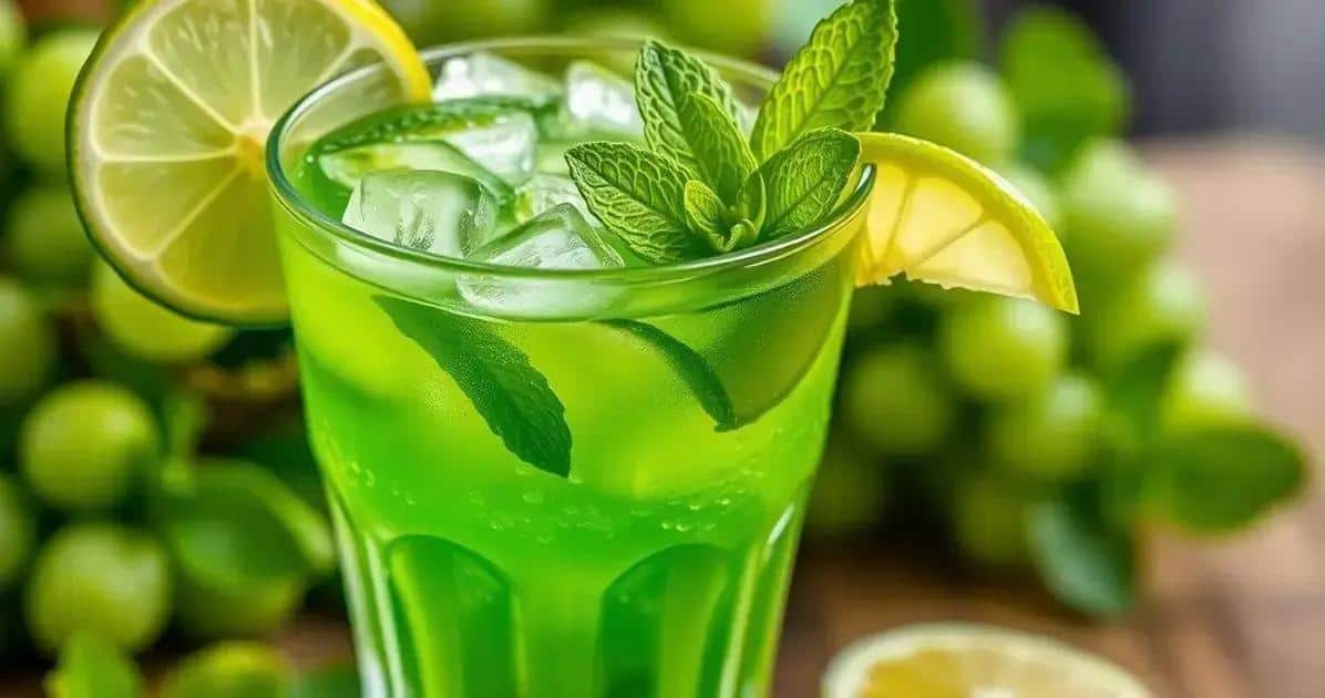Caipiroska de Uva Verde con Jarabe de Jengibre: La Bebida Refrescante que Necesitas