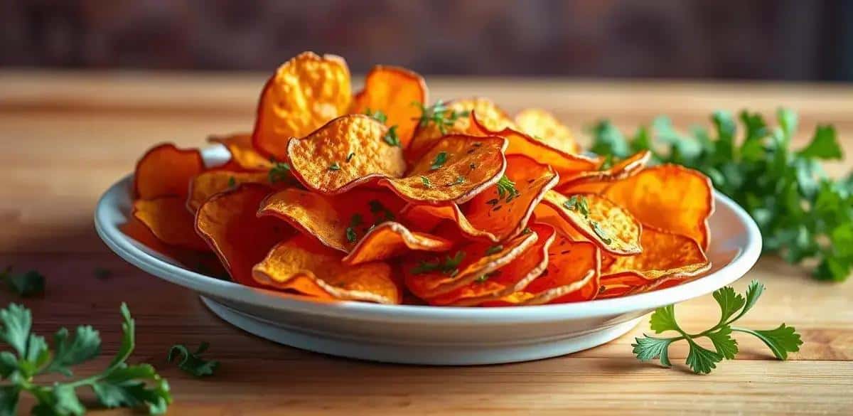 Chips de Camote con Hierbas: El Aperitivo Saludable que Todos Aman