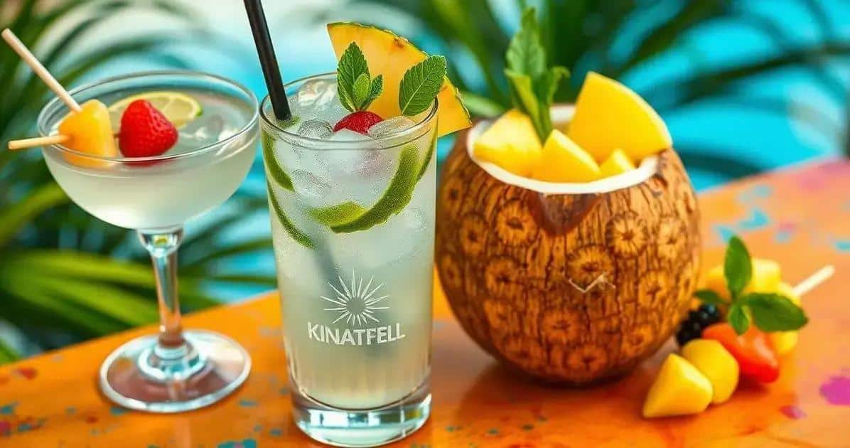 Combina tu Agua de Coco con Espumante con Piña