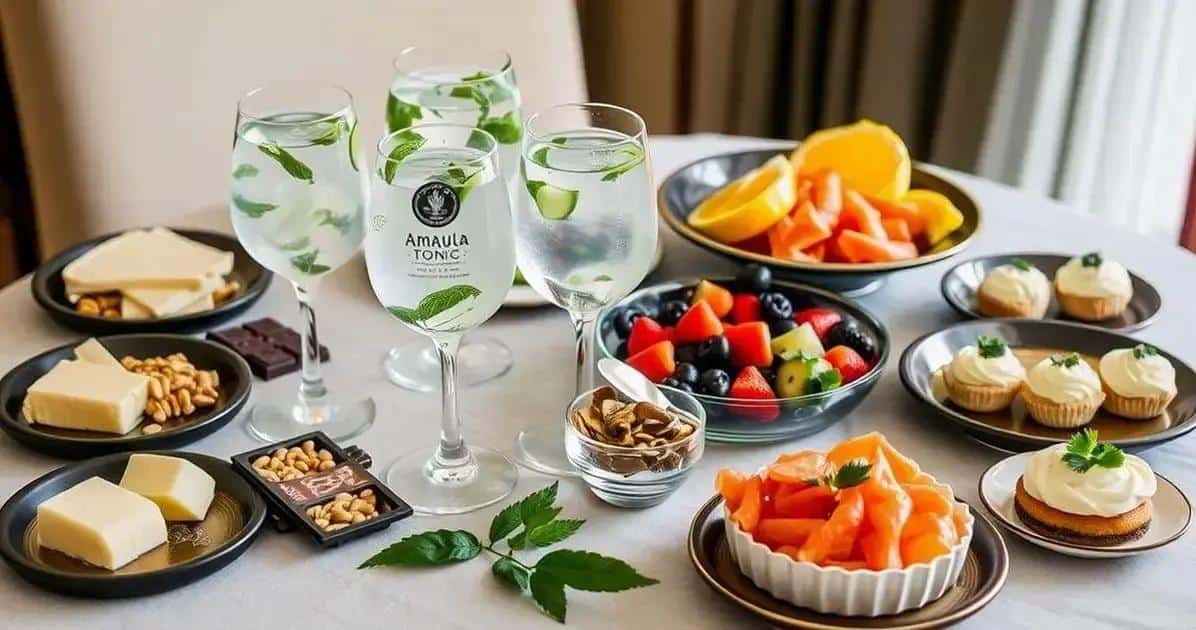 Combinaciones ideales con Gin tónica con licor de Amarula