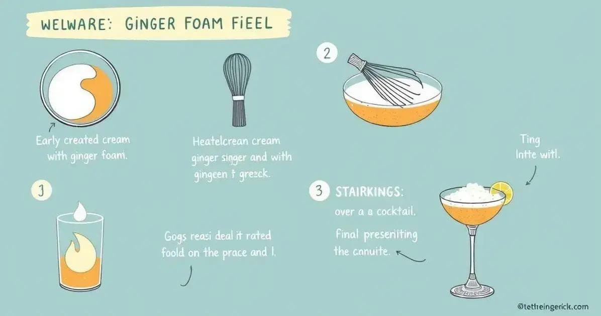 Cómo hacer la mejor espuma de jengibre