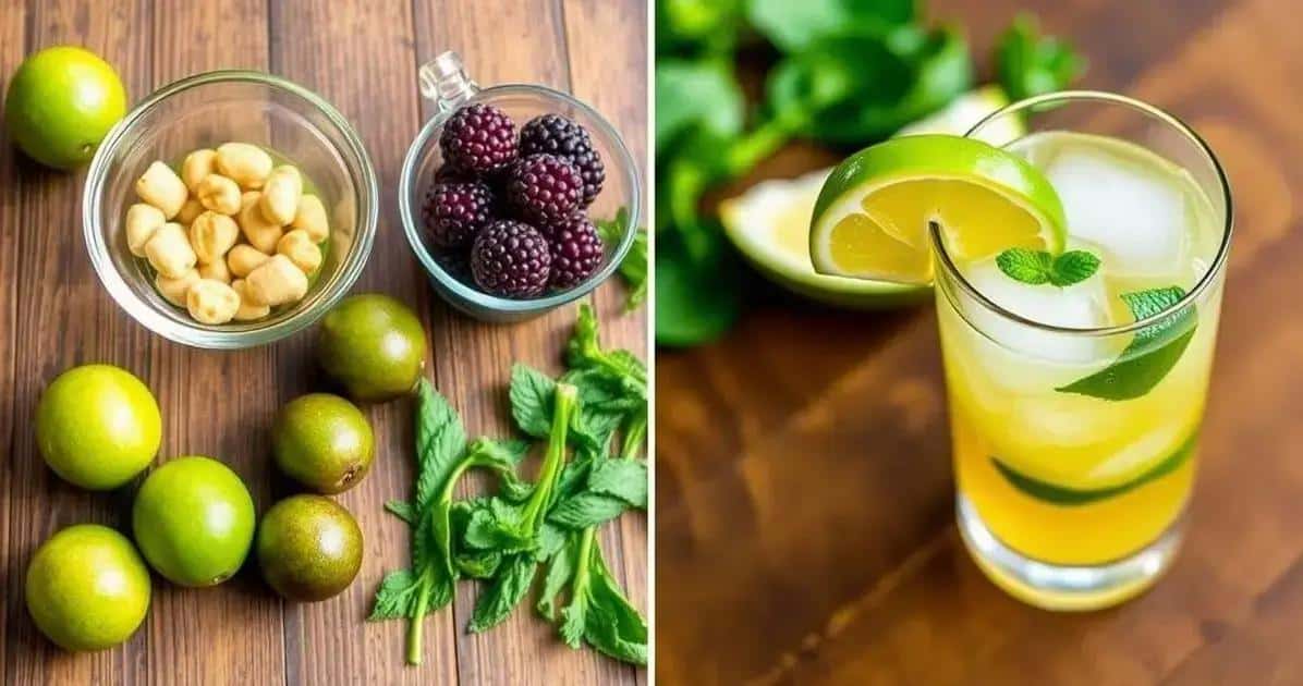 Cómo preparar Caipirinha con cachaça añeja