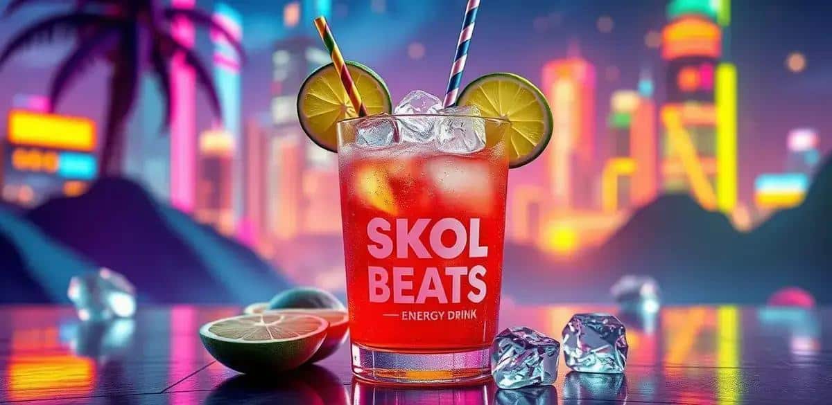 Cómo servir el Skol Beats con bebida energética y lima