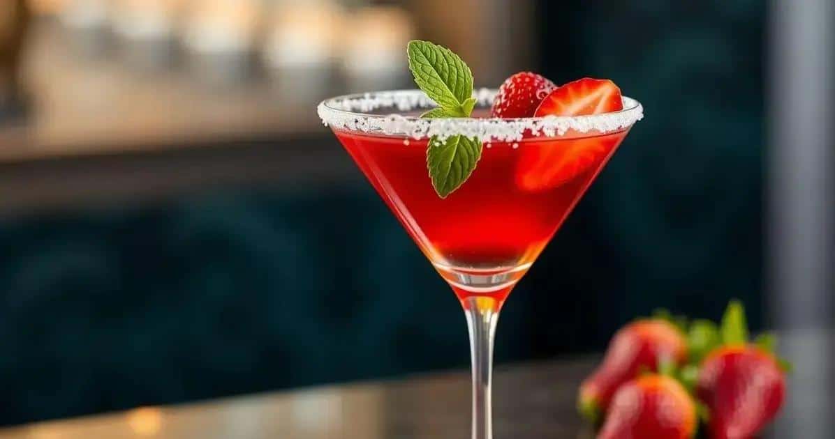 Consejos para Decorar tu Martini de Fresa