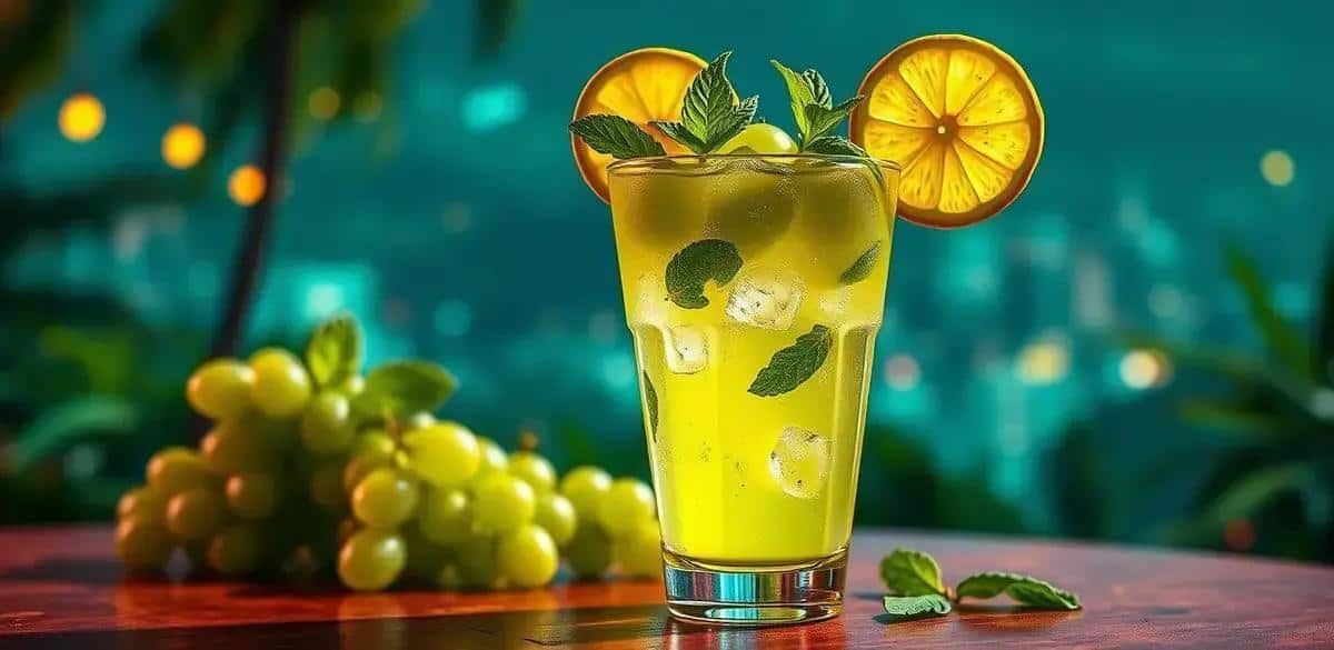 Consejos para servir Caipiroska de uva verde