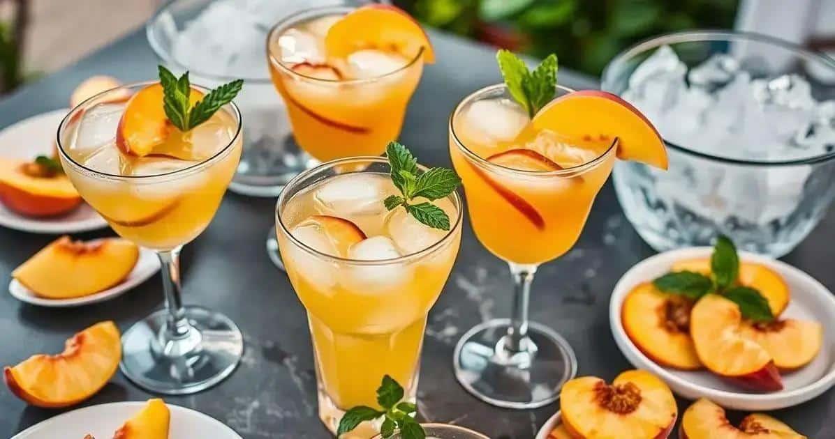 Consejos para servir el Daiquiri de durazno