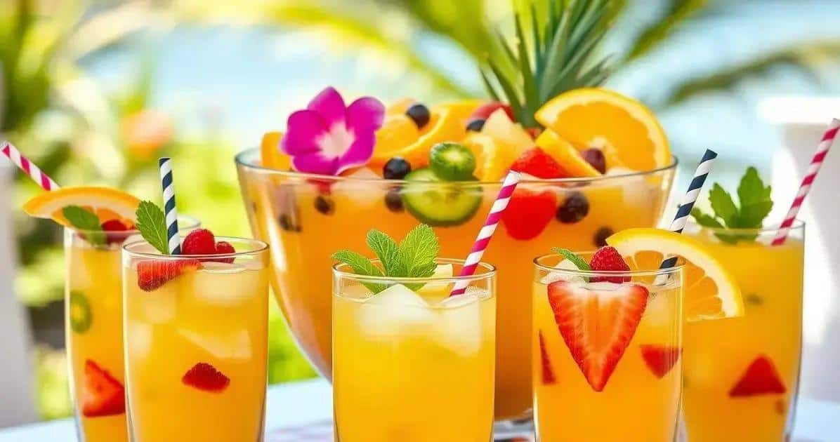 Consejos para Servir el Ponche Tropical