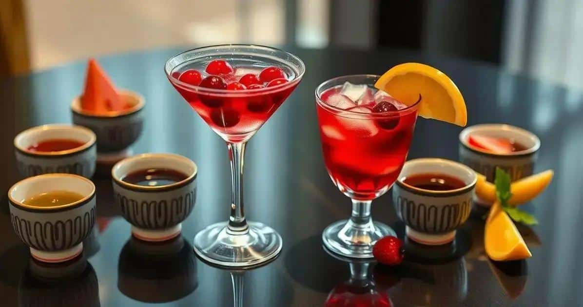 Consejos para Servir el Sake con Frutas Rojas