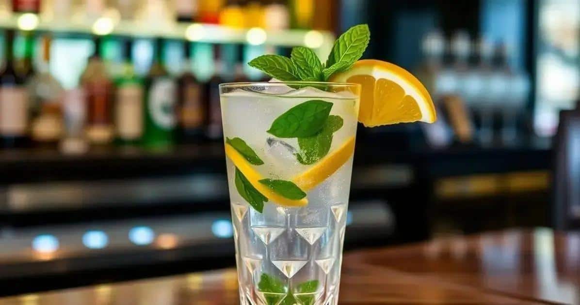 Consejos para servir gin con soda de limón y albahaca
