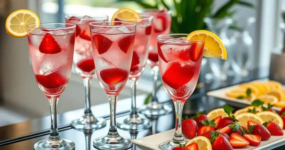 Consejos para servir Vodka con soda cero y frutas rojas