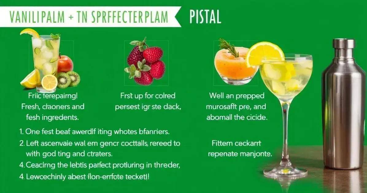 Consejos para una Bebida Vanilia Palm Perfecta