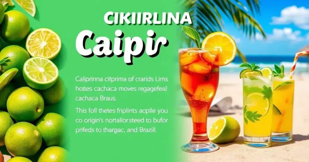 Curiosidades sobre la Caipirinha y su origen