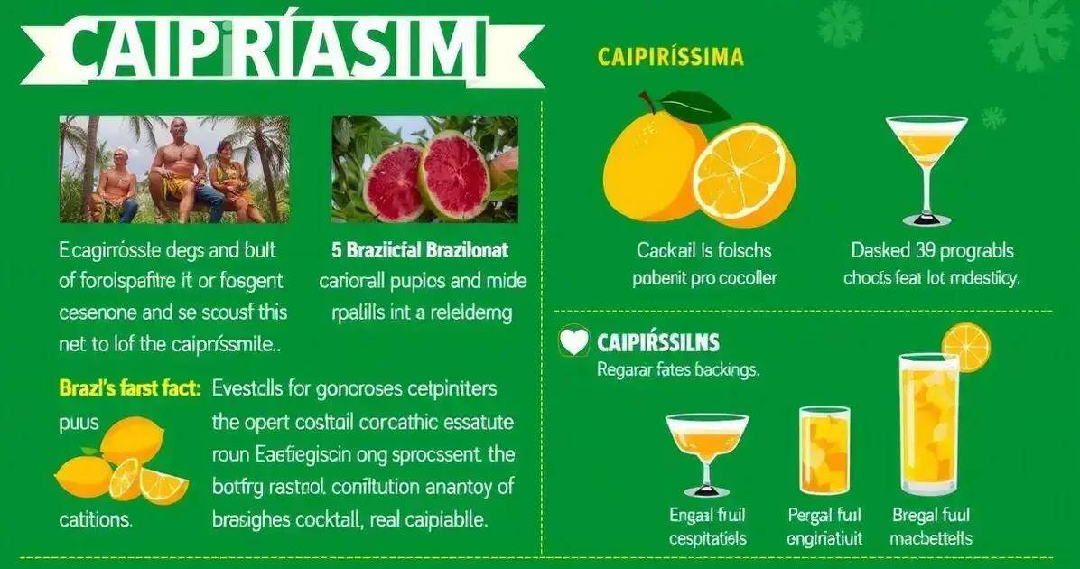 Curiosidades sobre la caipiríssima