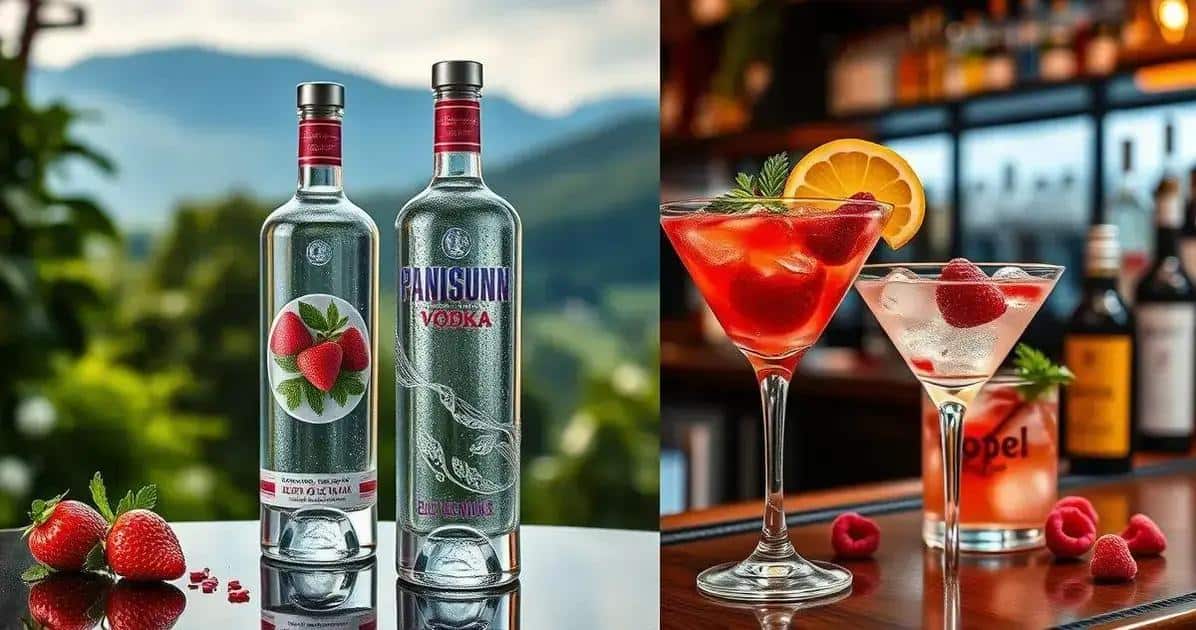 Curiosidades sobre la combinación de vodka y frutas rojas