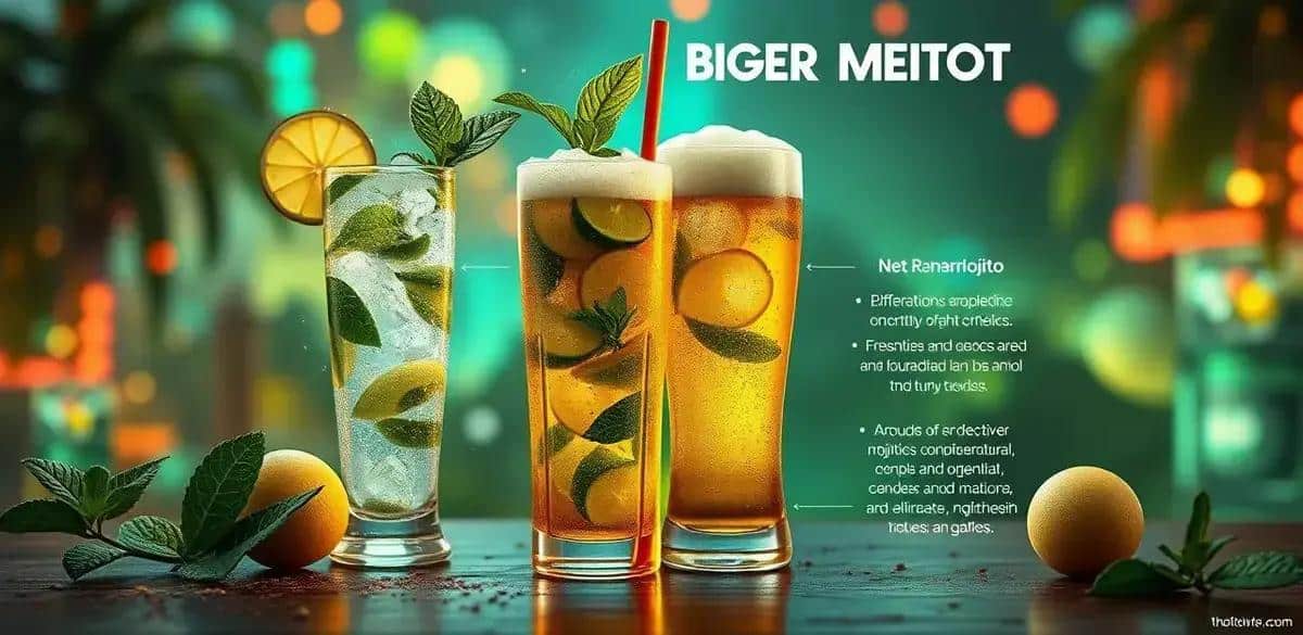 Diferencias entre mojito tradicional y con cerveza
